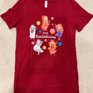 Red Marvel WandaVision T-Shirt